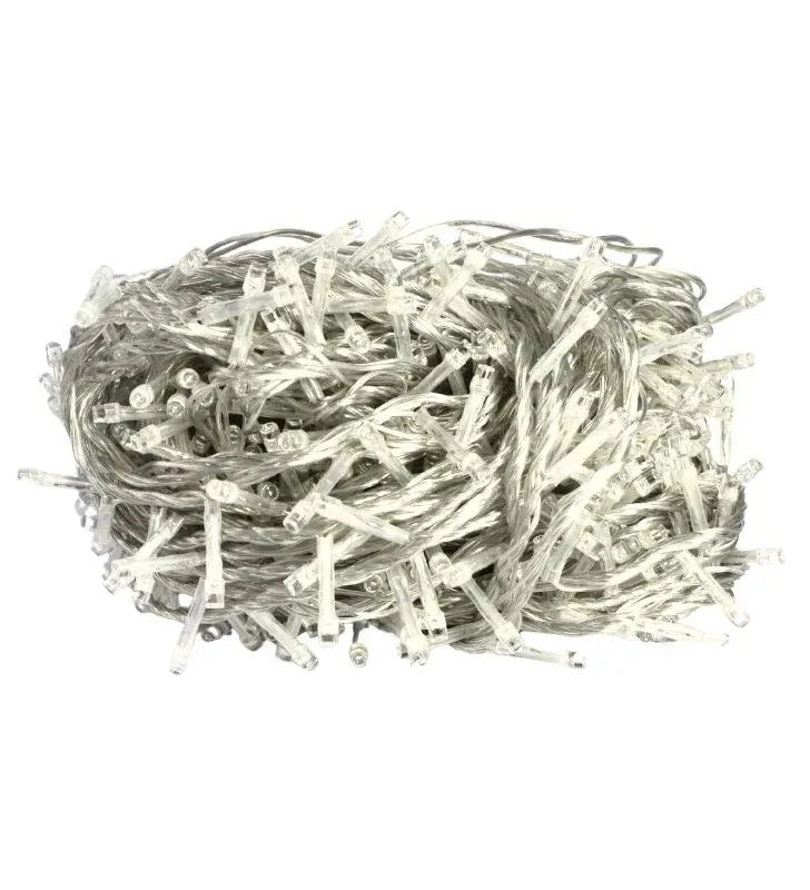 Serie Navideña Azul Navicolors L582423 – Serie LED 500 Focos Luz Azul Cable Transparente para Navidad