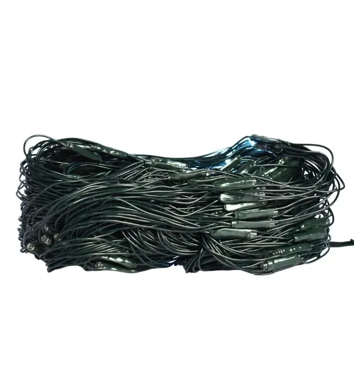 Serie de Red Navicolors L582512 – 320 LED Blanca con Cable Verde