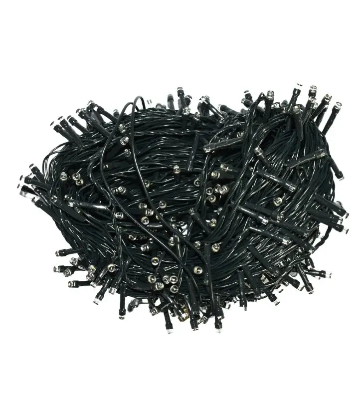 Serie Navideña Navicolors Serie 500 Luces LED Luz Cálida Cable Transparente