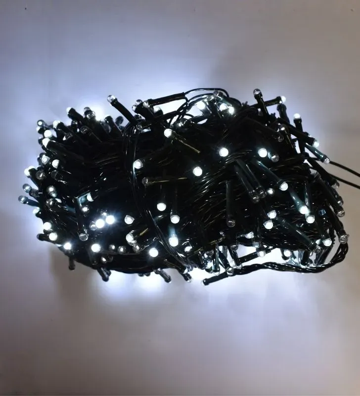 Serie Navideña Navicolors Serie 500 LED Luz Blanca Cable Verde – L582462