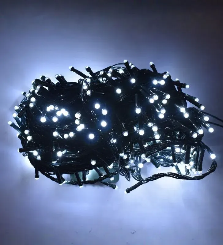 Serie Navideña Navicolors Serie 500 LED Luz Blanca Cable Verde – L582462