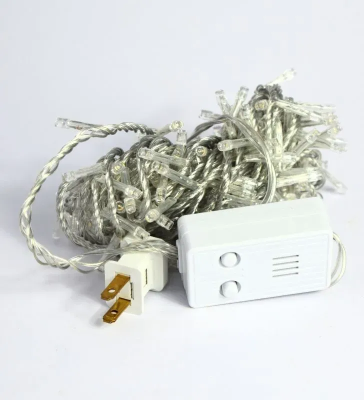 Serie Musical Serie Navicolors 140 LED Luz Cálida Musical – Cable Transparente