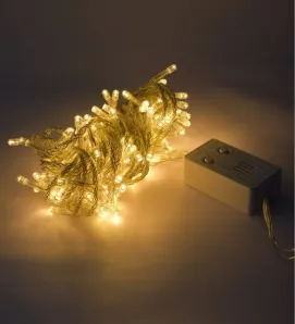 Serie Musical Serie Navicolors 140 LED Luz Cálida Musical – Cable Transparente