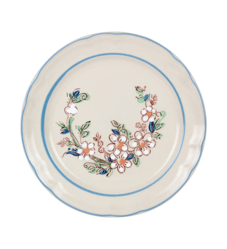 Plato Pastel Decorado con Victoria | Elegancia para Servir tus Postres-SANTA ANITA