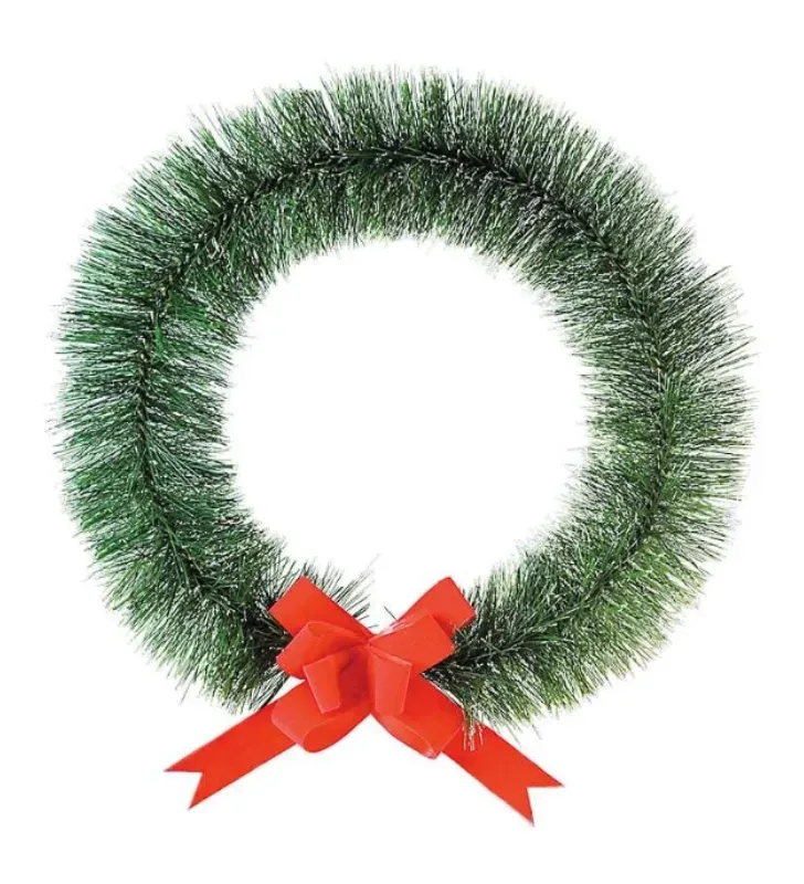 Corona Imperial Nevada Naviplastic 50 cm – Decoración Navidad