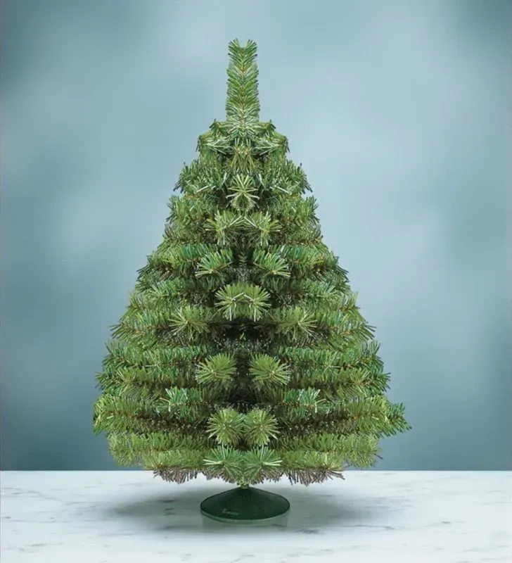 Árbol Naviplastic Monarca Verde 60 cm – Pino de Escritorio