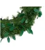 Corona Naviplastic Escarcha Boa Hojas Gigantes 50 cm – Decoración Navidad