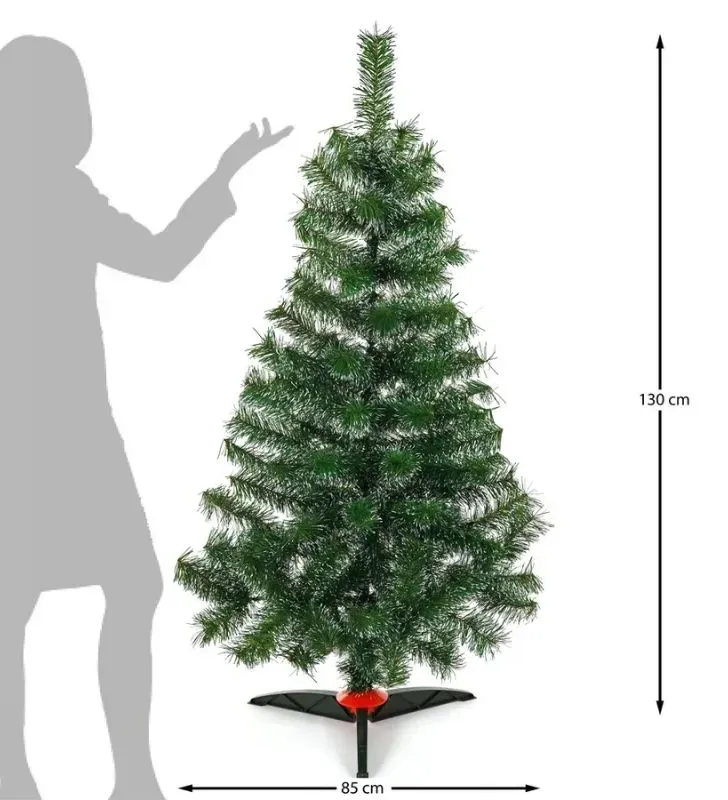 Árbol Naviplastic Majestic de Lujo Nevado 130 cm – Decoración Navideña