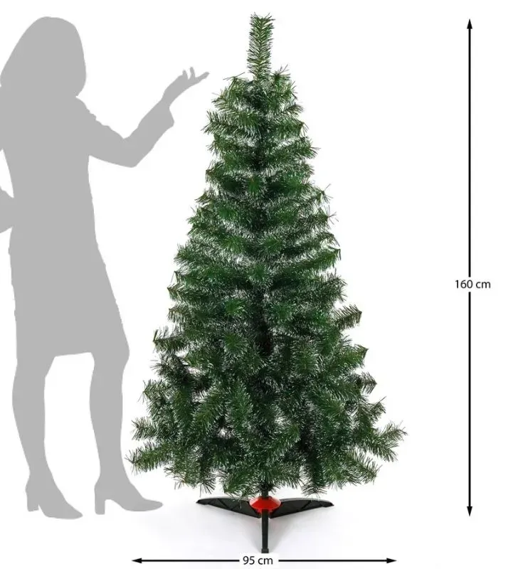 Árbol Naviplastic Majestic de Lujo Nevado 160 cm