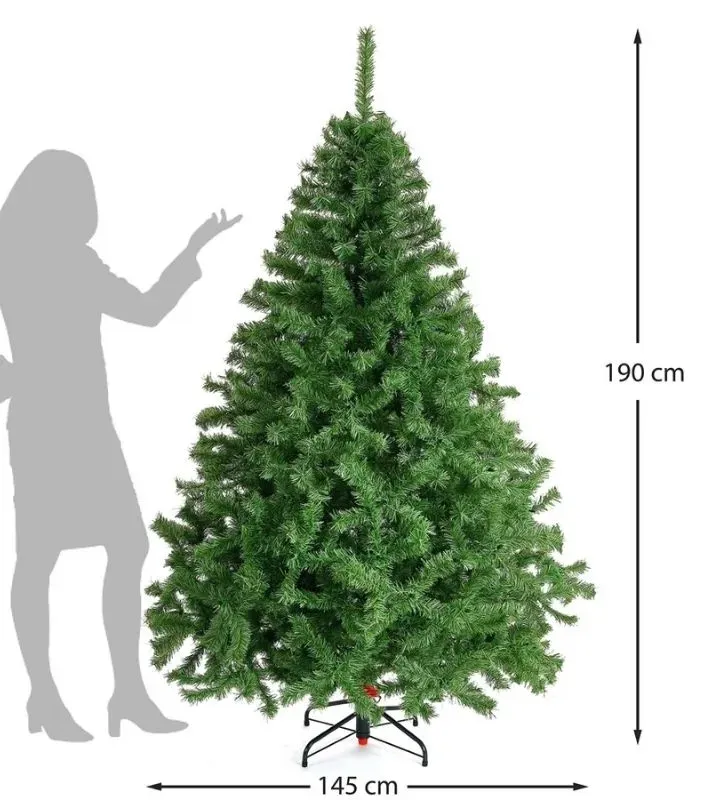 Pino Canadiense Verde No.6 190 cm – Árbol de Navidad Naviplastic