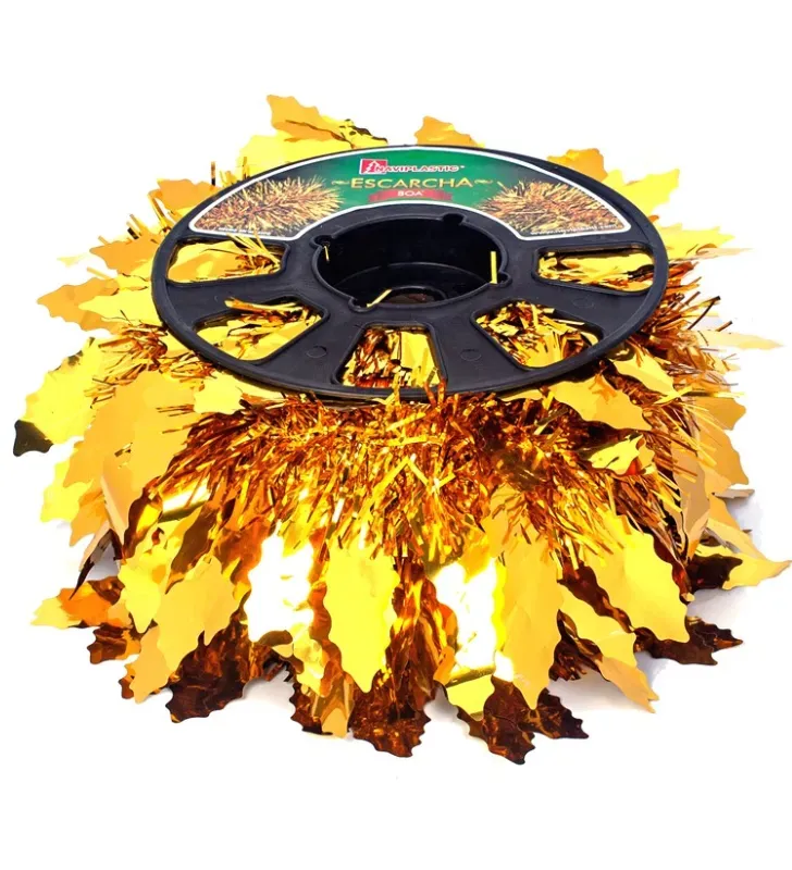 Rollo Escarcha Boa No.150 Hojas Jumbo Oro Matí – Naviplastic