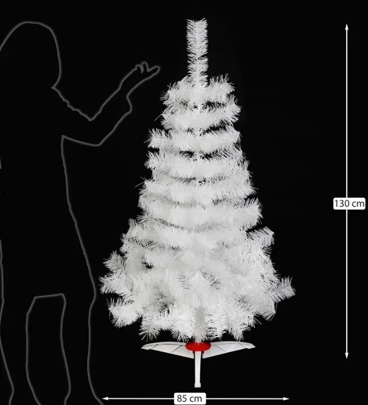 Árbol Naviplastic Blanco Tradicional Lujo 130 cm – 444001