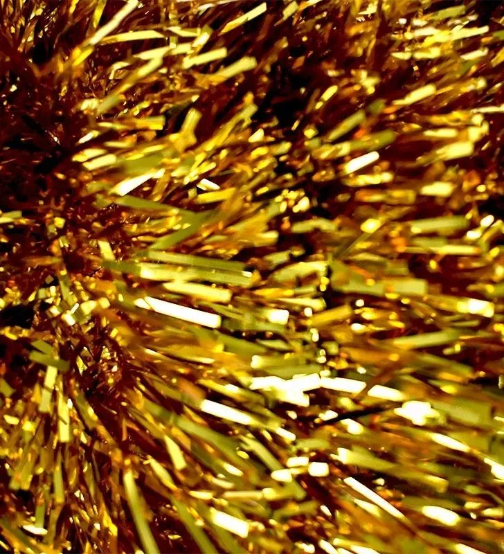 Guirnalda Navideña Cuadrada Oro No.10 20 m Janel