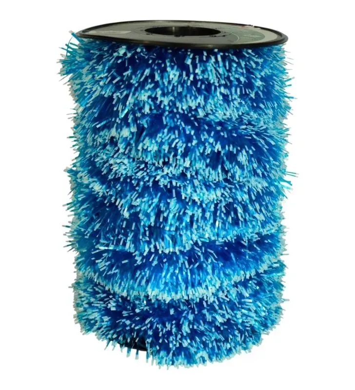 Guirnalda Navideña Crystal Janel No.10 Azul con Puntas Blancas 20 m