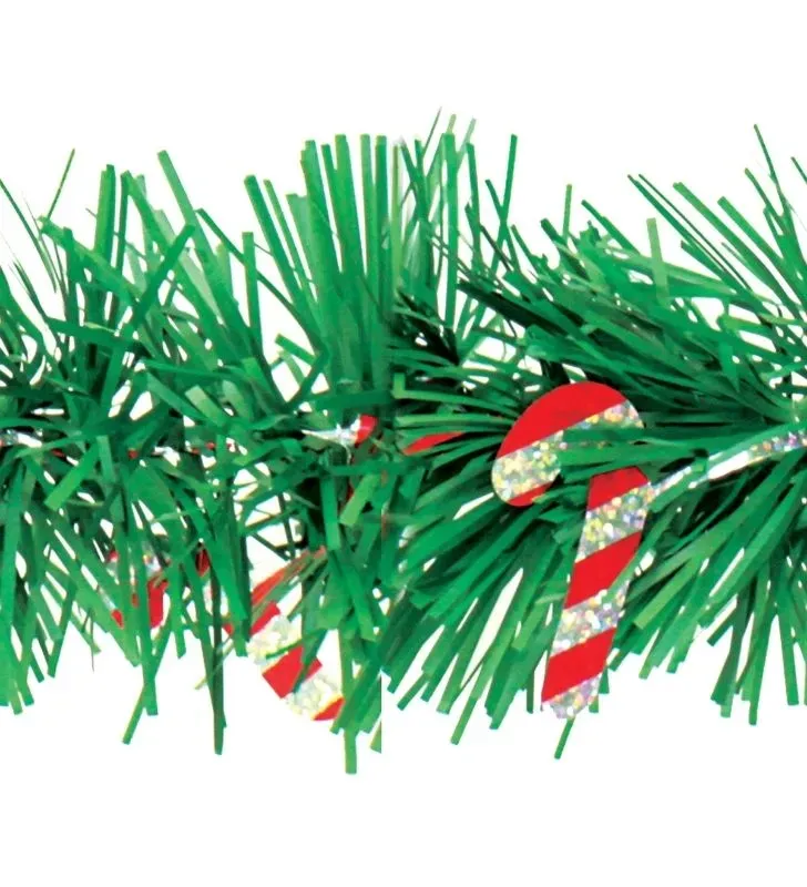 Festón Navideño Janel Séxtuple Bastón No.10 20 m