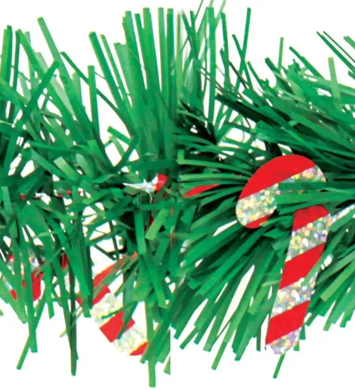 Festón Navideño Janel Séxtuple Bastón No.10 20 m