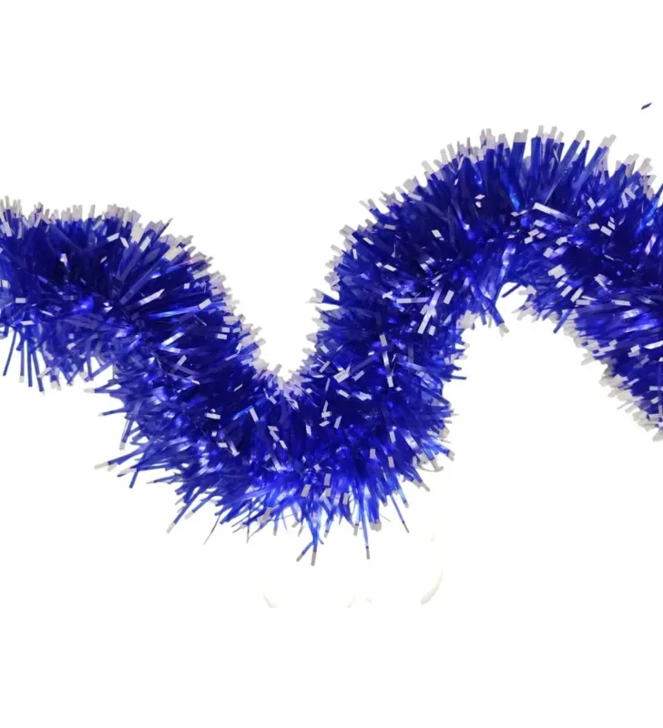 Guirnalda Crystal Janel No.10 20 m Azul con Puntas Blancas