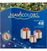 Set Decorativo Navideño 3 Cajas de Regalo con Luces LED