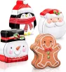 Caja metálica de Navidad para galletas – diseños festivos con tapa