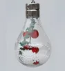 Adornos Bombilla LED Transparente Navidad – Set Decorativo