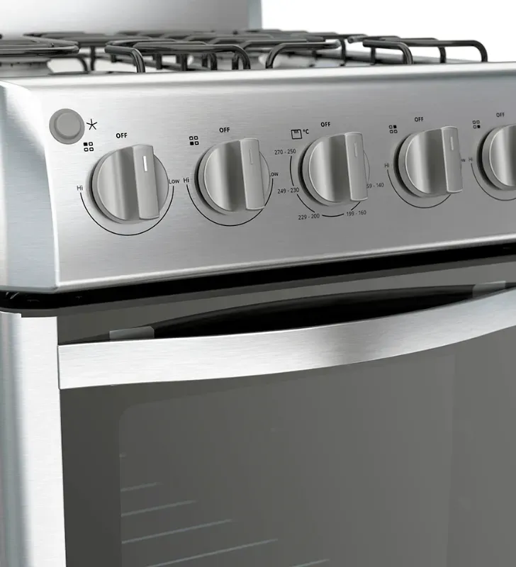 Estufa Whirlpool WWR3000S 20" Gas | Acero Inoxidable Gris