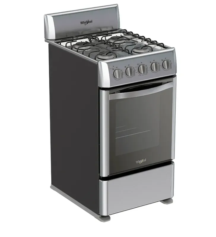 Estufa Whirlpool WWR3000S 20" Gas | Acero Inoxidable Gris