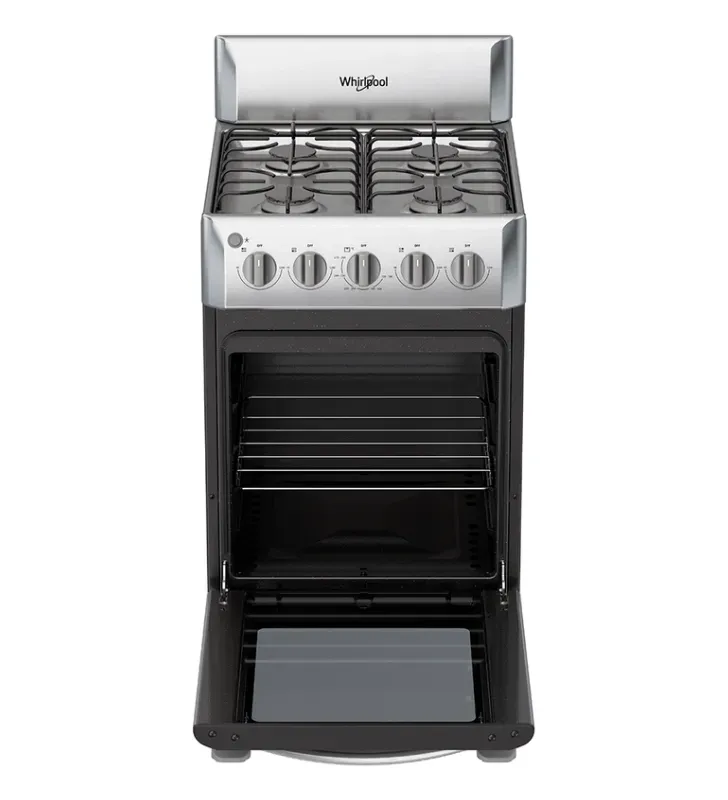 Estufa Whirlpool WWR3000S 20" Gas | Acero Inoxidable Gris