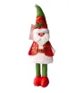 Figura Santa Claus fieltro con luz por pilas – Decoración navideña
