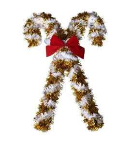 Bastón navideño decorativo – diseño y color  surtido