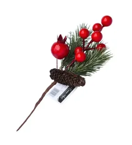 Ramita Decorativa Navidad Cuisine Spot – Bayas y Piñon