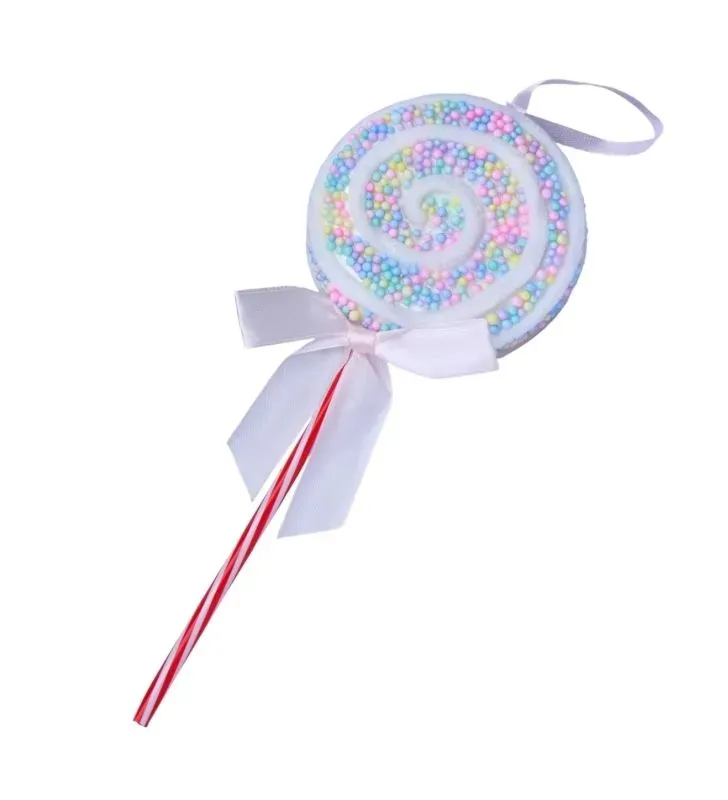 Adorno Navideño Piruleta Gigante Pastel – Decoración navideña