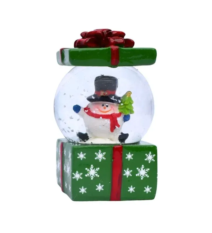 Mini esferas de Nieve Navideños – Santa, Reno, Pingüino