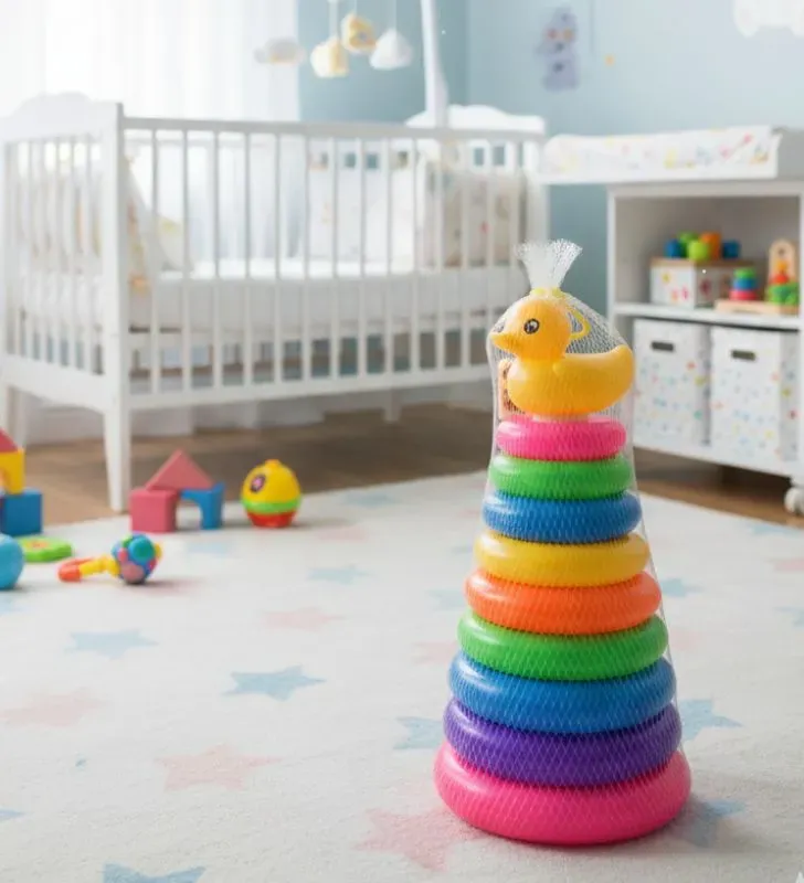 Aros Didácticos Medianos Kimbo 015400 – Juguete Apilador para Bebés