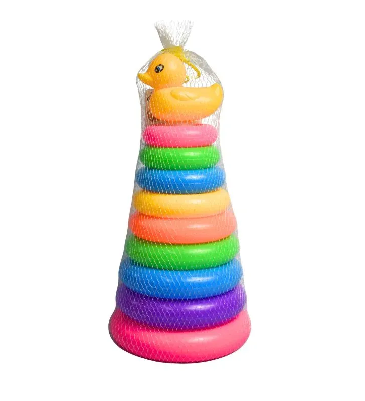 Aros Didácticos Medianos Kimbo 015400 – Juguete Apilador para Bebés