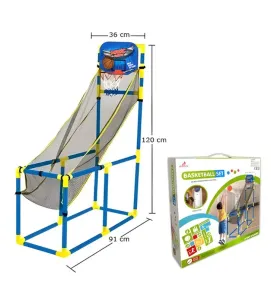 Set Baloncesto Arcade Kimbo – Juego de Tiro con Pelotas y Red