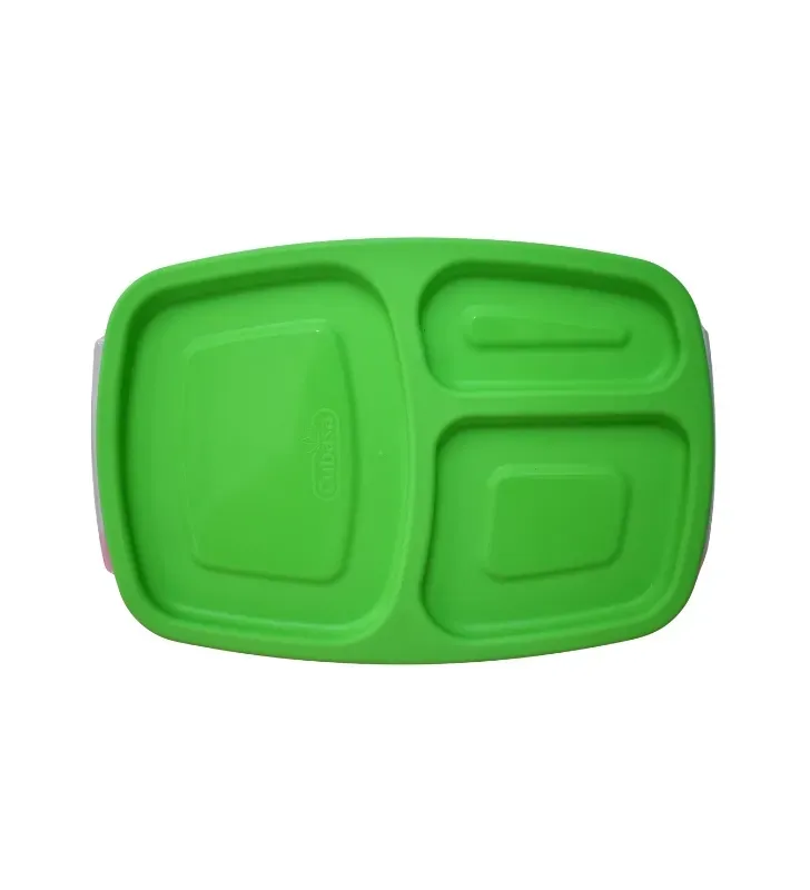 Contenedor Hermético Cubasa Triple Rectangular 1.04 Lts