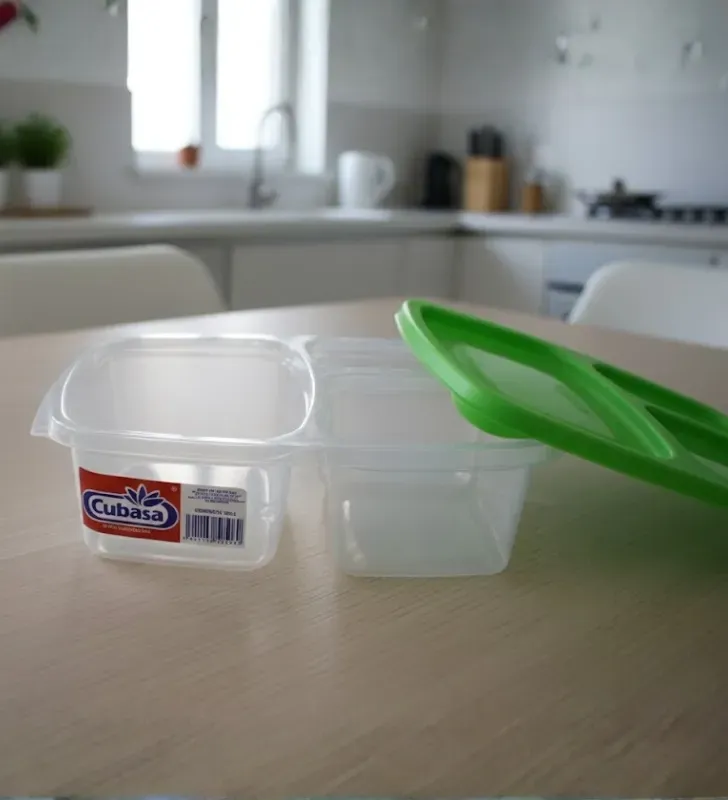 Contenedor Hermético Cubasa Triple Rectangular 1.04 Lts