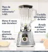 Licuadora Oster Clásica 700W – Vaso de Vidrio Boroclass 1.25 L