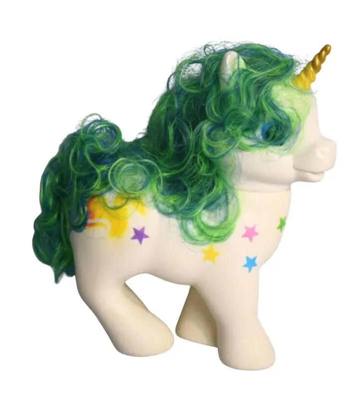 Unicornio con silbato – Juguete infantil con melena rizada