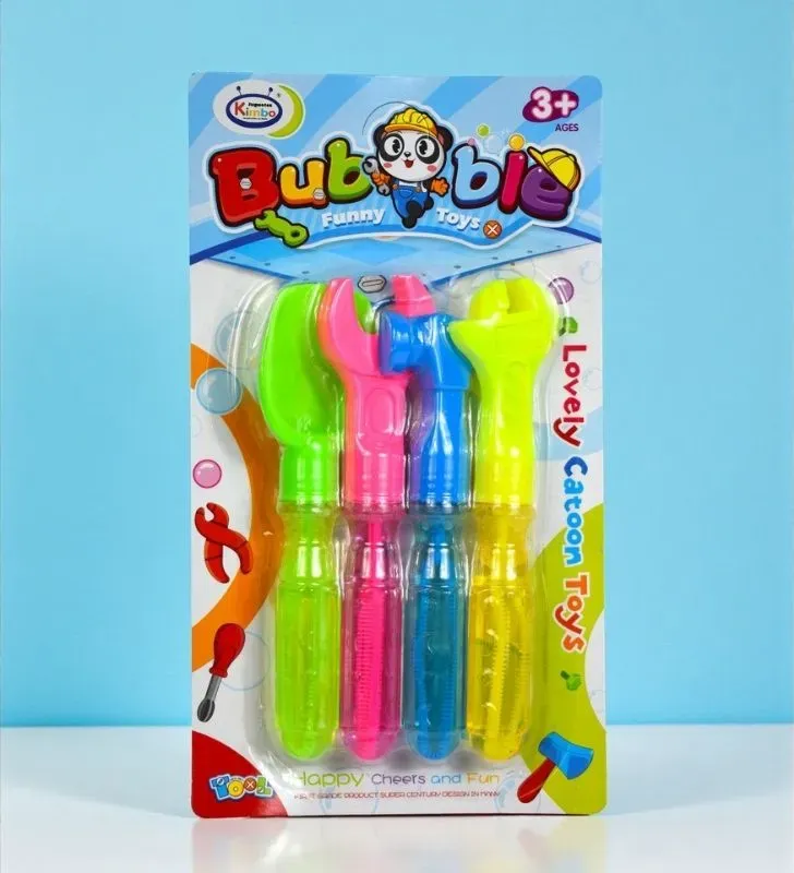 Set de Burbujas con Forma de Herramientas HW23070470 – Juguetes Kimbo 4 Piezas