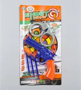 Pistola Lanza Dardos Revólver y Esposas HW22018581 – Juguetes Kimbo