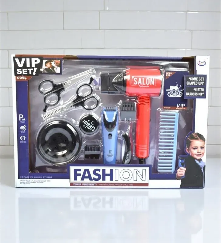 Juego de Barbería y Peluquería Fashion VIP Set HW24052879 – Juguetes Kimbo