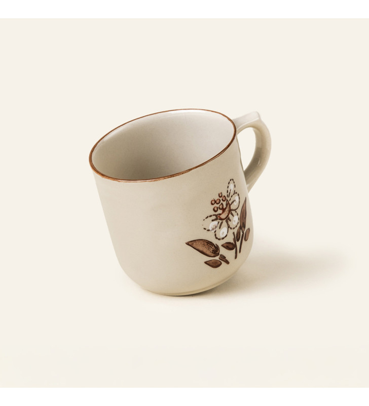 Taza Decorada Flor de Otoño | Elegancia para tus Bebidas Calientes-SANTA ANITA