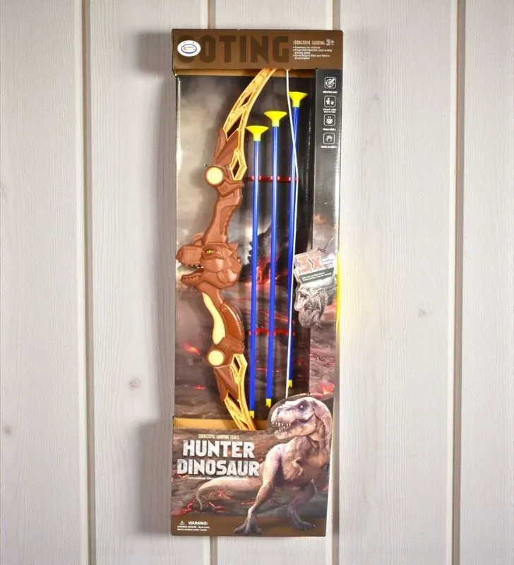 Arco de Juguete Dragón Hunter Dinosaur HW24099924 – Juguetes Kimbo Flechas Ventosa