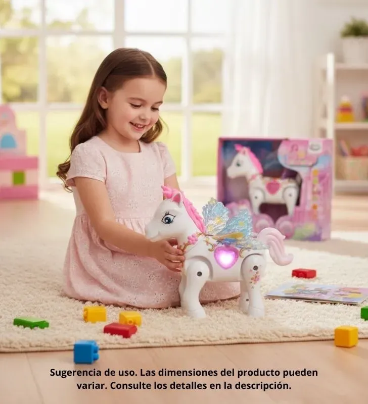 Caballo de Elfo a Pilas con Luz y Sonido HWA1069978 – Juguetes Kimbo Elves Horse