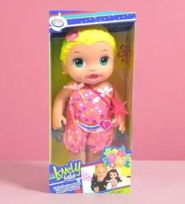 Muñeca Bebé con 12 Sonidos y Pilas HWB159496 – Juguetes Kimbo