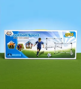 Set 2 Mini Porterías Kimbo Fútbol Hockey – Juguete Deportivo Niño