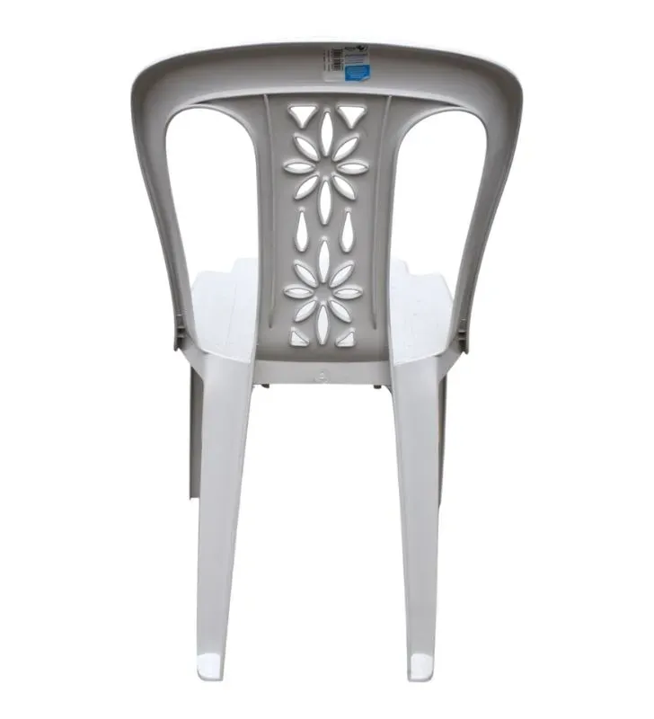 Silla Plástica Alamo PA042 Blanca – Ligera y Apilable