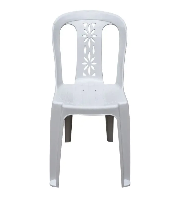 Silla Plástica Alamo PA042 Blanca – Ligera y Apilable