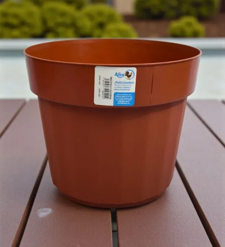 Maceta de Plástico Alica No.7 Austera NOMJ-007 – Jardinería Terracota